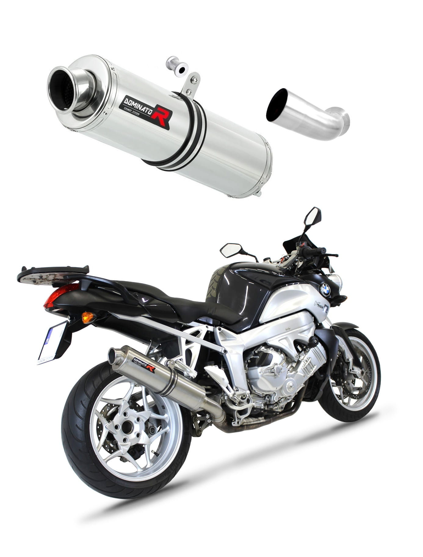 BMW K1200R 2005 - 2009 Exhaust Silencer Muffler ST + dB killer medium 20 m. - Dominator motociklo duslintuvas
