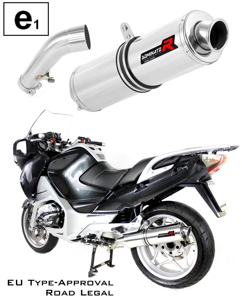 R1200RT EU Approved Exhaust Silencer ROUND 2004 - 2009 20 m. - Dominator motociklo duslintuvas