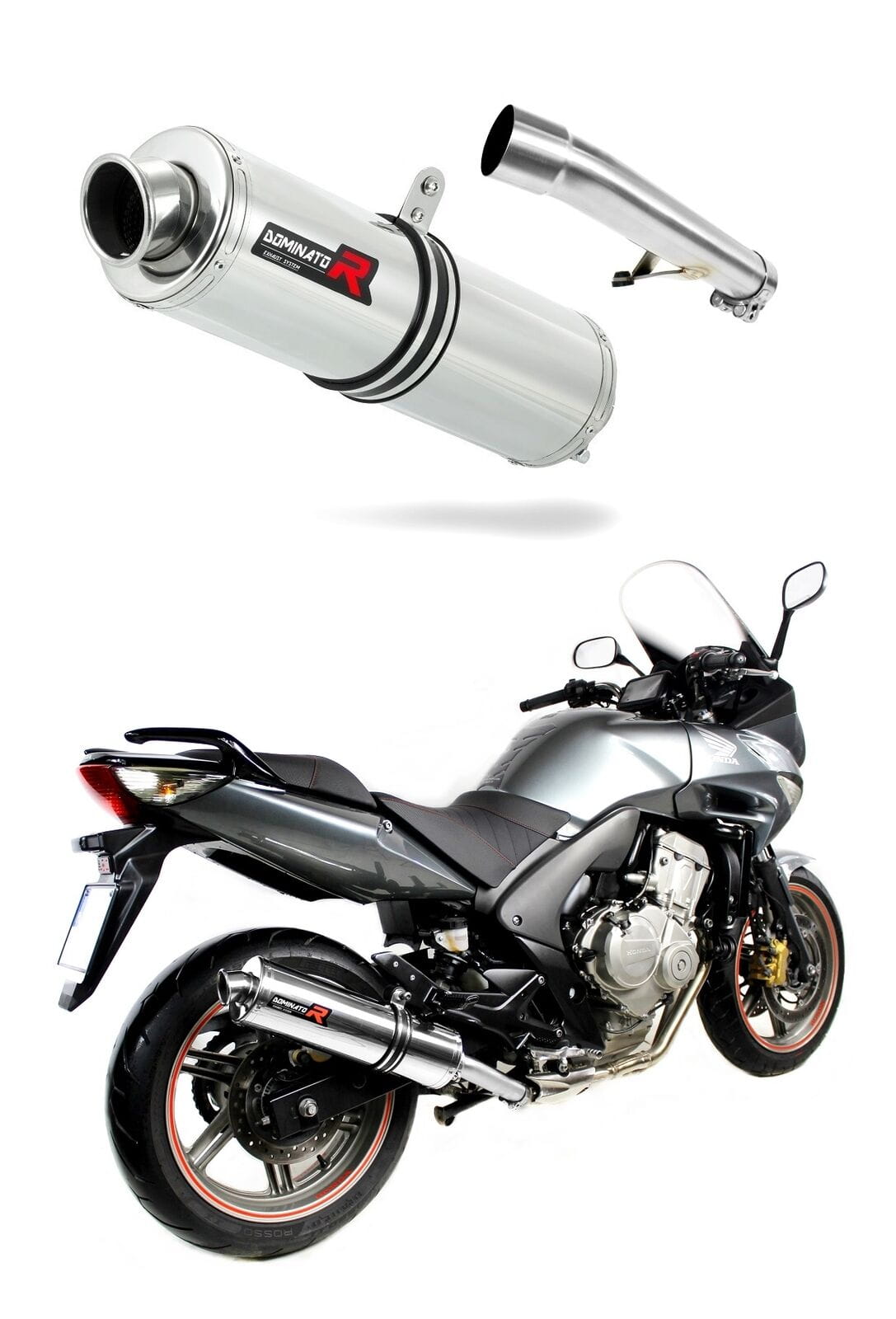 Honda CBF 600 2008 - 2013 Exhaust Silencer Muffler ST + dB killer medium 20 m. - Dominator motociklo duslintuvas