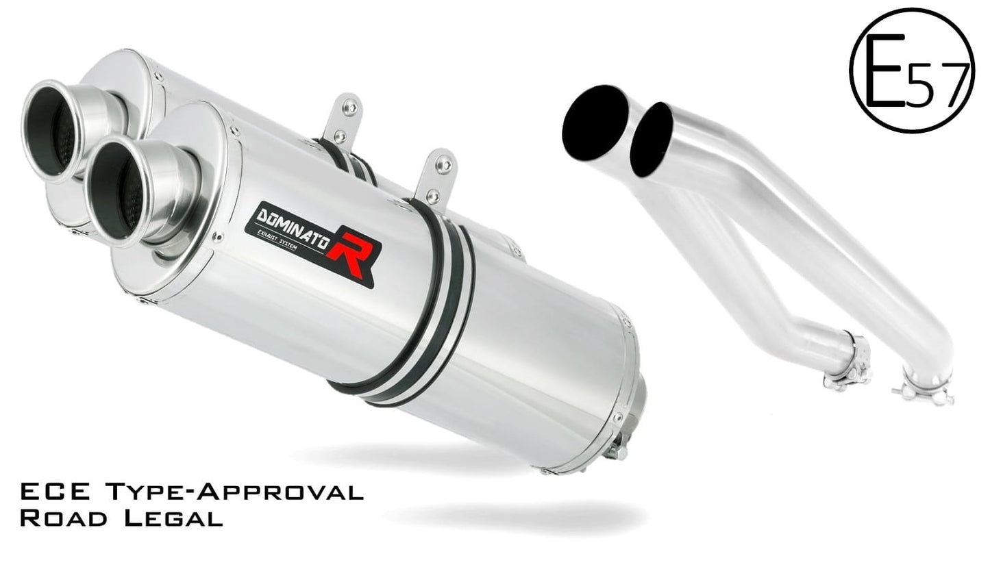 Z1000 EU Approved Exhaust Silencer OVAL 2003 - 2006 20 m. - Dominator motociklo duslintuvas