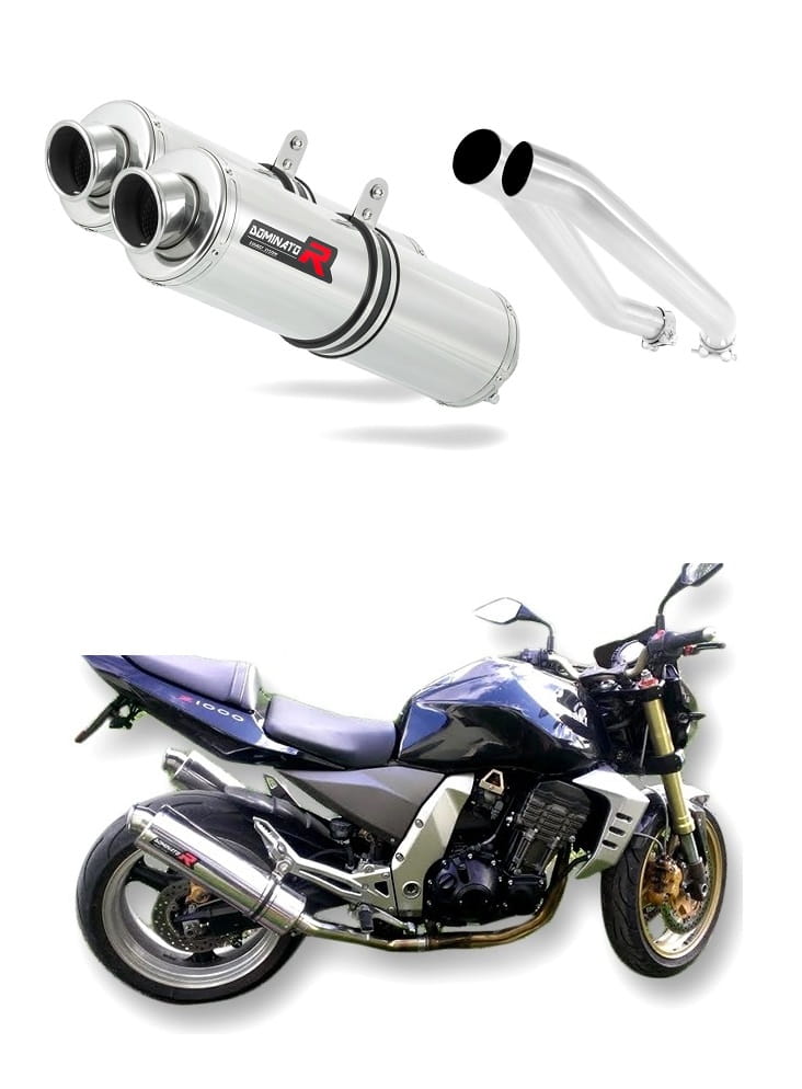 Kawasaki Z1000 2003 - 2006 Exhaust Silencer Muffler ST + dB killer medium 20 m. - Dominator motociklo duslintuvas
