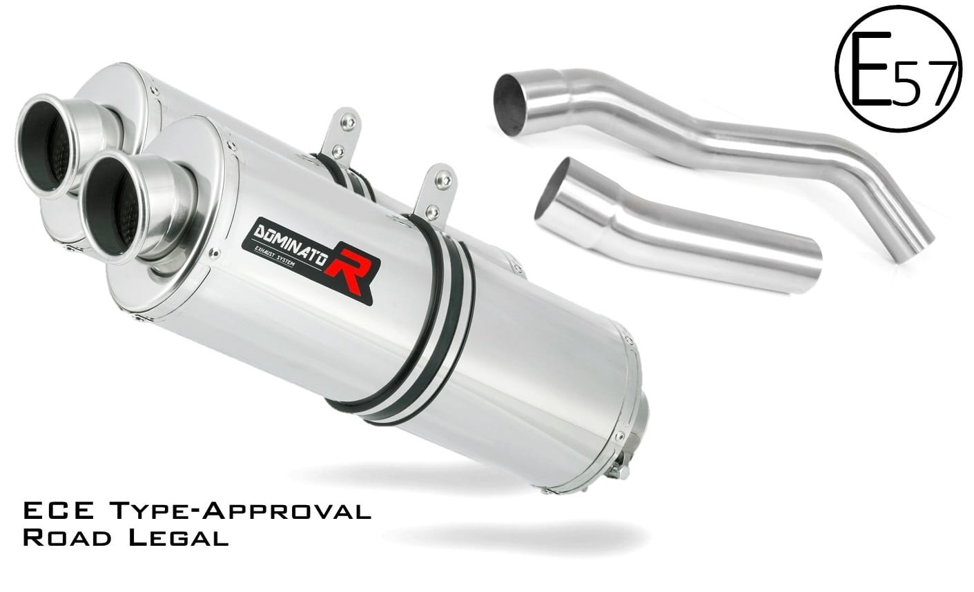 Z1000 EU Approved Exhaust Silencer OVAL 2007 - 2009 20 m. - Dominator motociklo duslintuvas
