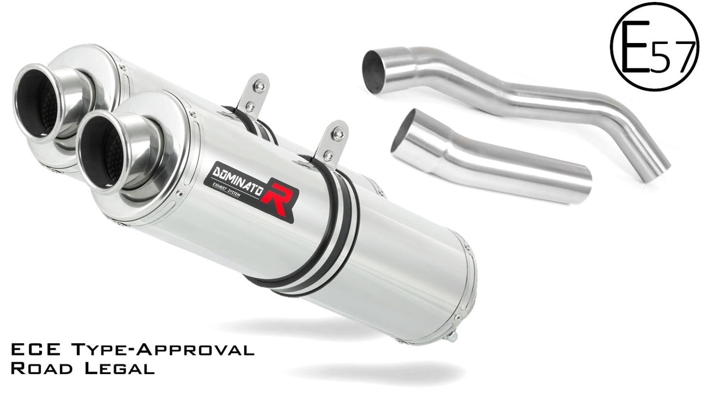Z1000 EU Approved Exhaust Silencer ROUND 2007 - 2009 20 m. - Dominator motociklo duslintuvas