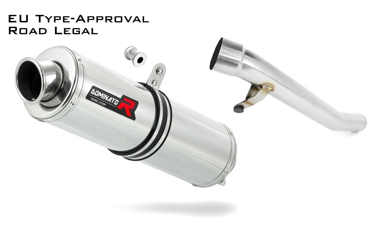 GSF 1200 BANDIT EU Approved Exhaust Silencer ROUND 2006 - 2007 20 m. - Dominator motociklo duslintuvas
