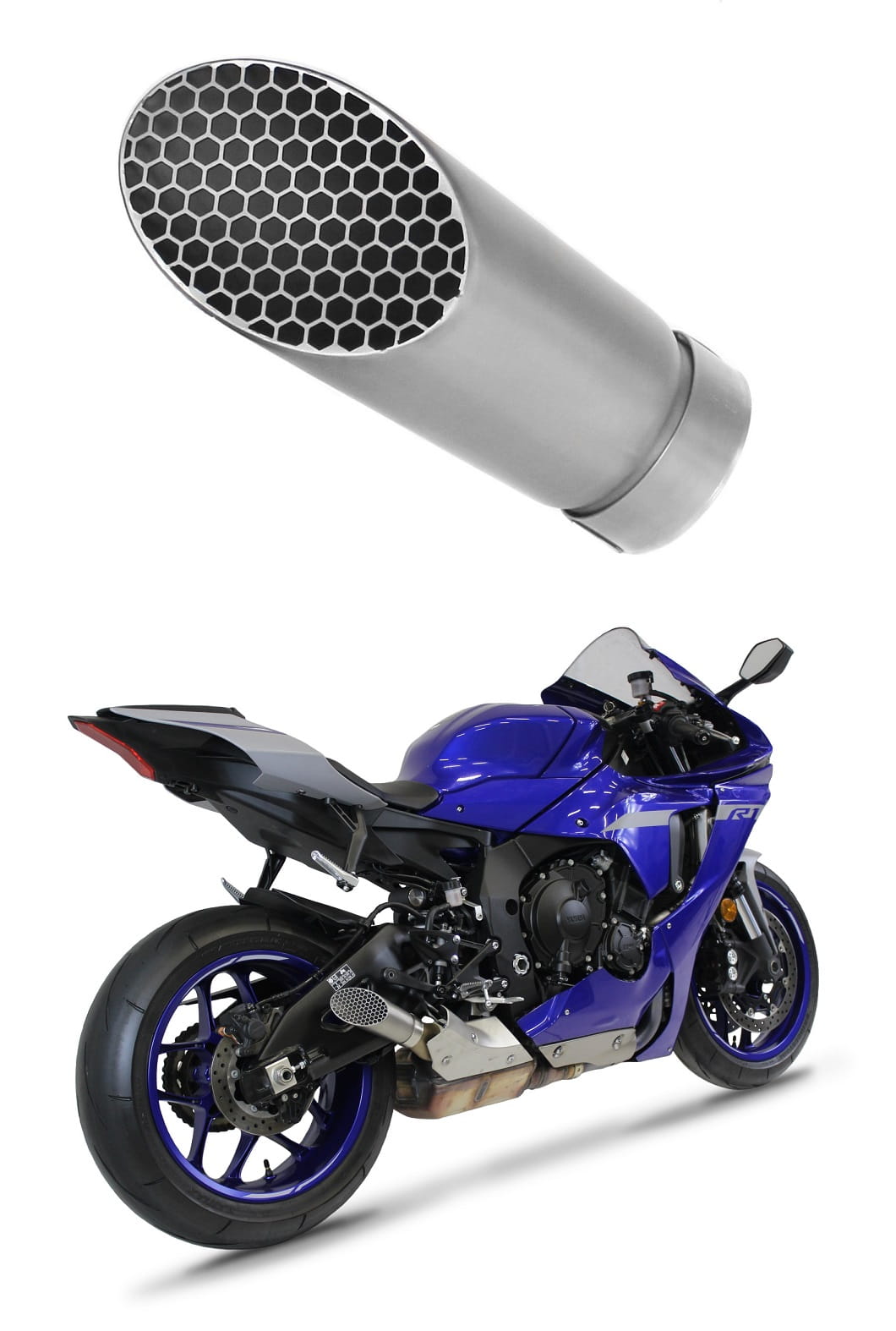 YZF R1 1000 RN65 Išmetimo bakelis Megaphone GP3 Titanium 2020 - 2024