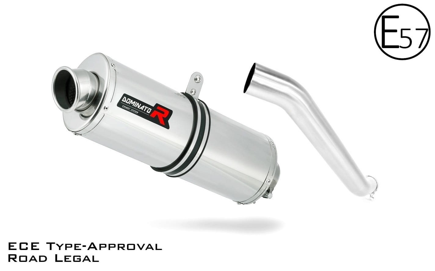Kawasaki ZX6R 636 2003 - 2004 EU Approved Exhaust Silencer OV 20 m. - Dominator motociklo duslintuvas