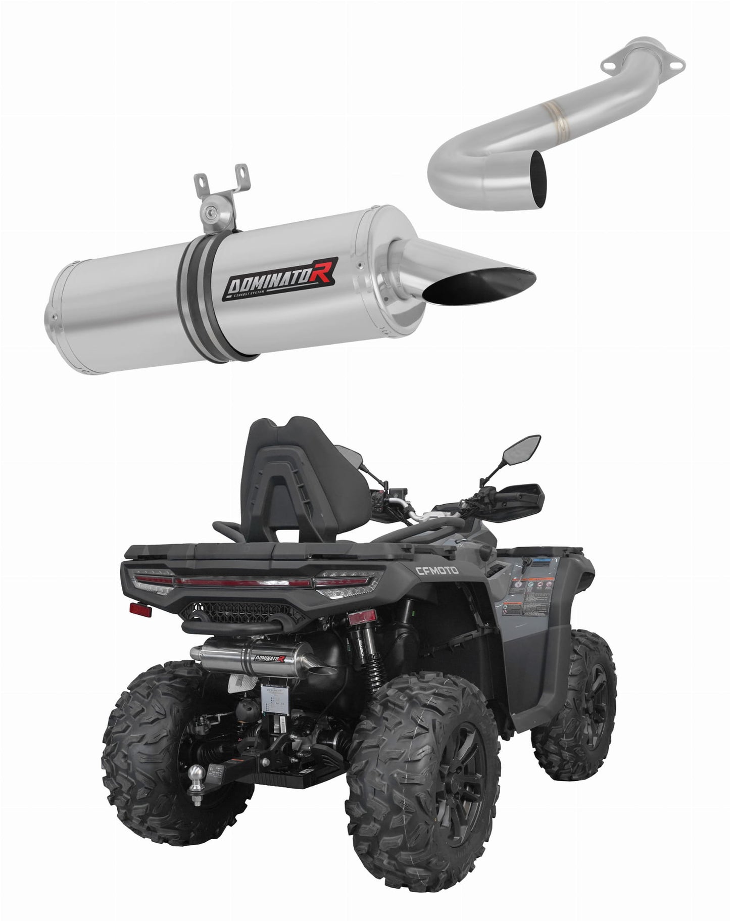 CF MOTO C Force 1000 Touring 2024 Exhaust Silencer Muffler ST + dB killer 20 m. - Dominator motociklo duslintuvas