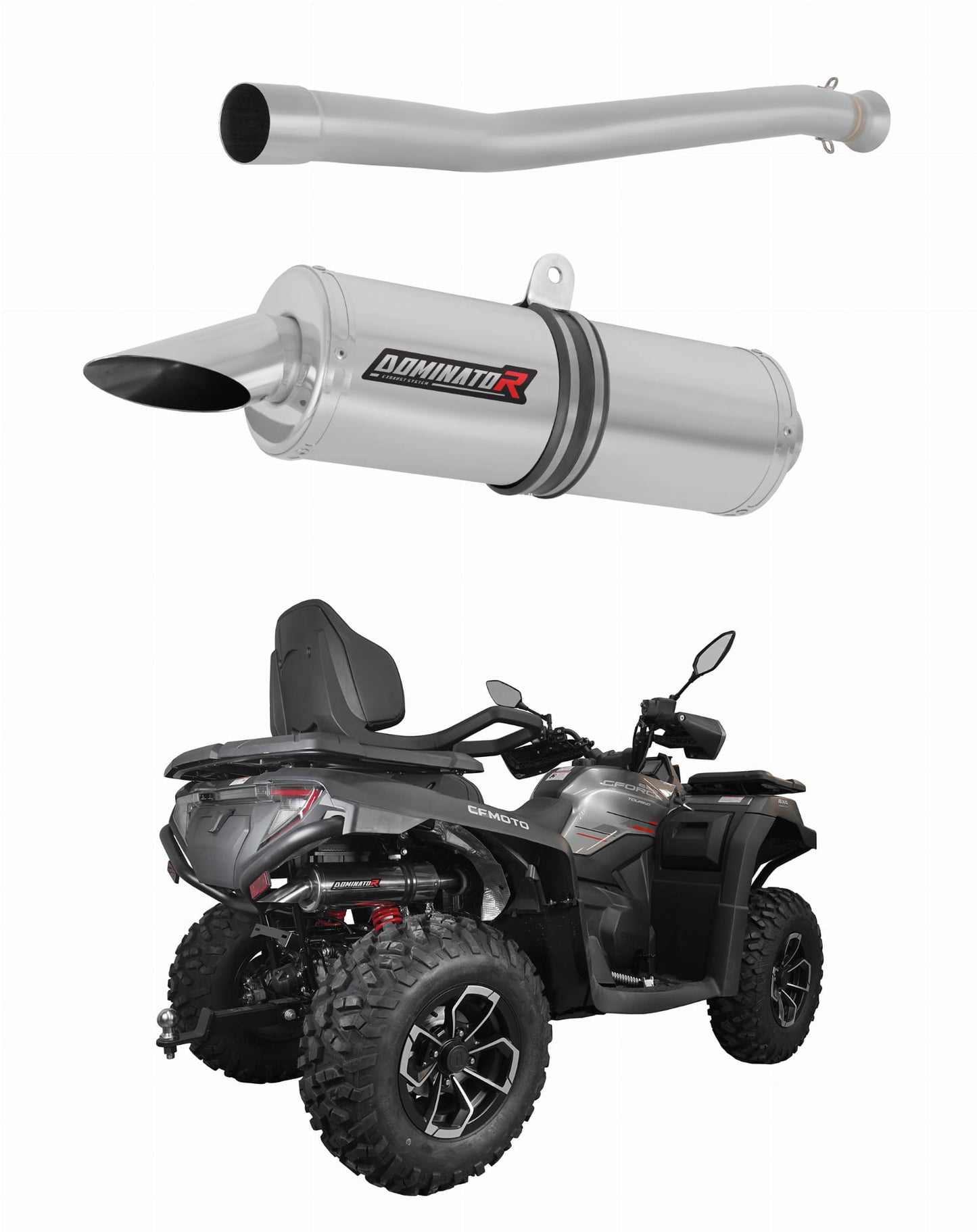 CF MOTO C Force 625 Touring 2024 Exhaust Silencer Muffler ST + dB killer 20 m. - Dominator motociklo duslintuvas