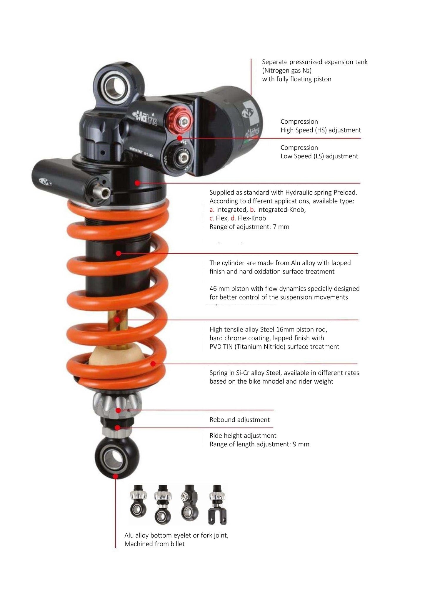 Shock Absorber M46R Z900 2017 - 2024