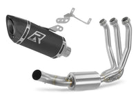 CF MOTO 675 SR-R 2024 - 2026 Full Exhaust System Collector Silencer HP8 BLACK + dB killer