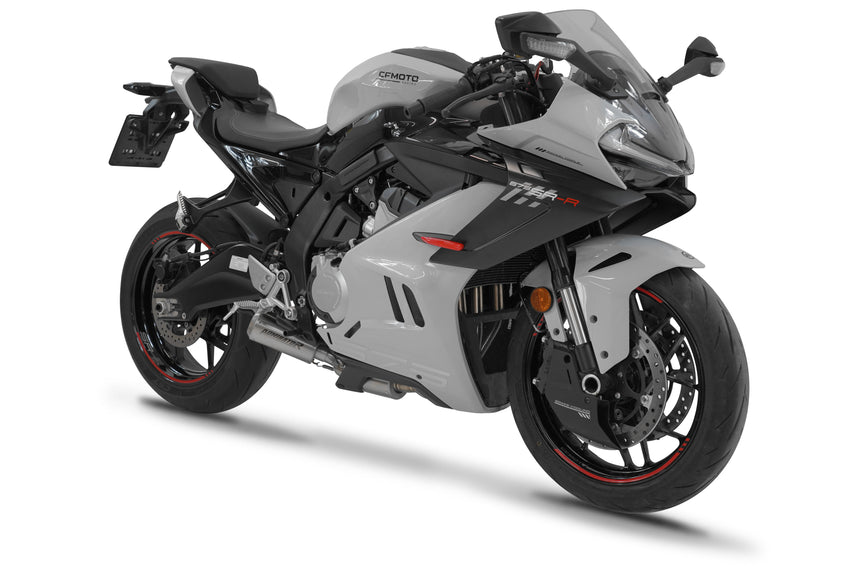 CF MOTO 675 SR-R 2024 - 2026 Full Exhaust System Collector Silencer GPS + dB killer