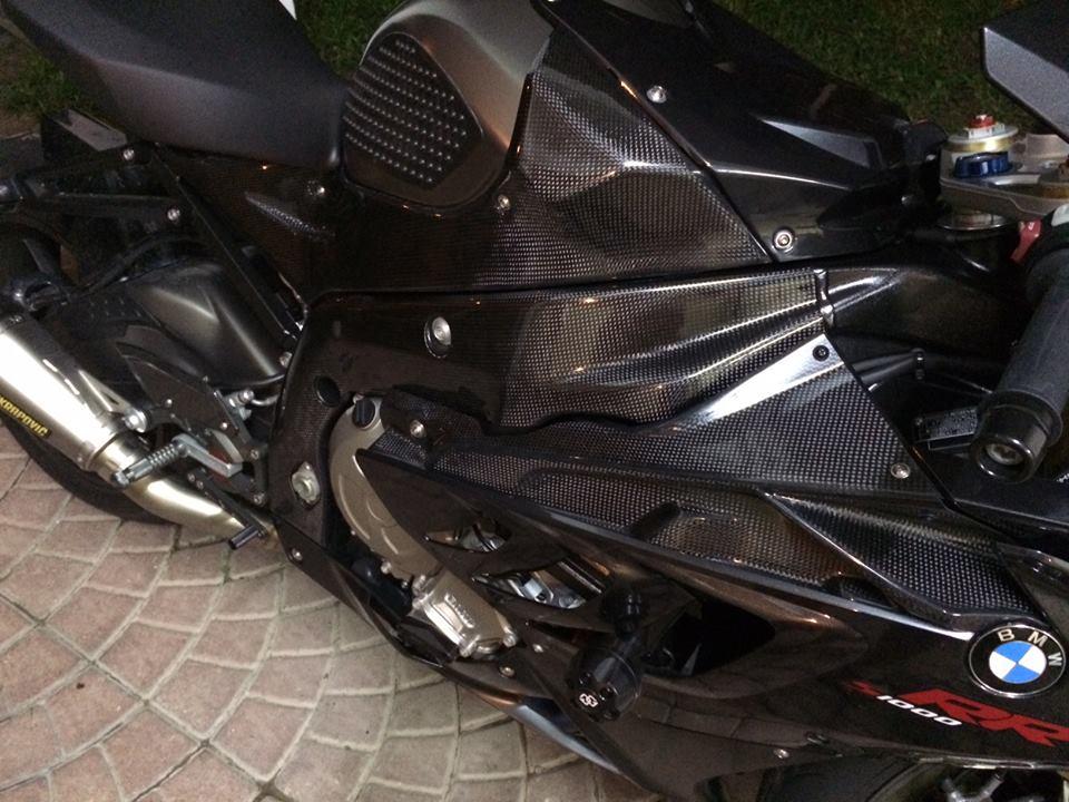 BMW S 1000RR 2012-2014 Carbon Fiber Frame Covers HP4
