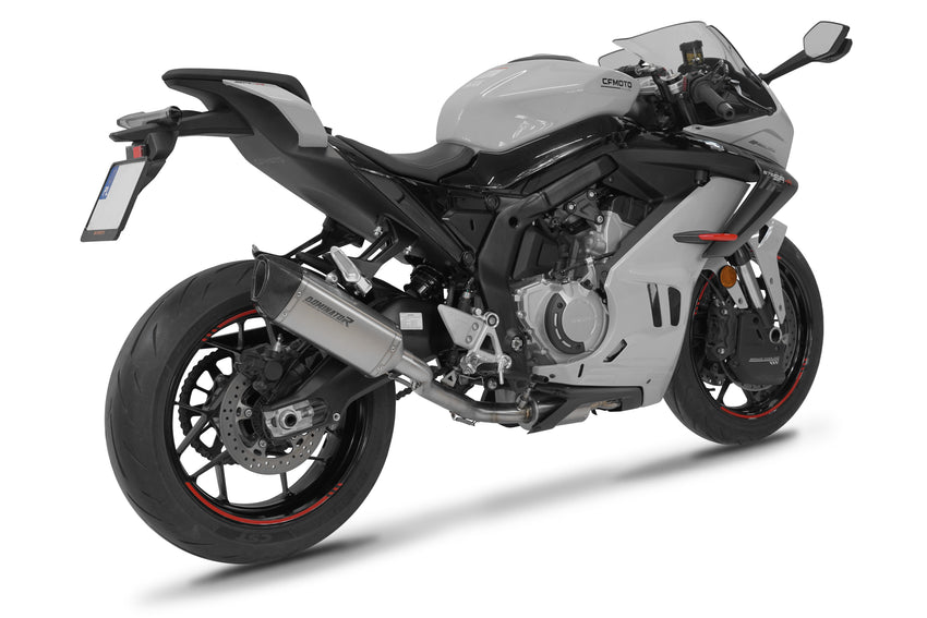 CF MOTO 675 SR-R 2024 - 2026 Full Exhaust System Collector Silencer Titanium HP6 + dB killer