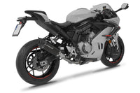CF MOTO 675 SR-R 2024 - 2026 Full Exhaust System Collector Silencer HP6 BLACK + dB killer