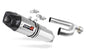 Aprilia SL 750 Shiver 2007 - 2016 Exhaust Silencer Muffler HP1 + dB killer medium 20 m. 