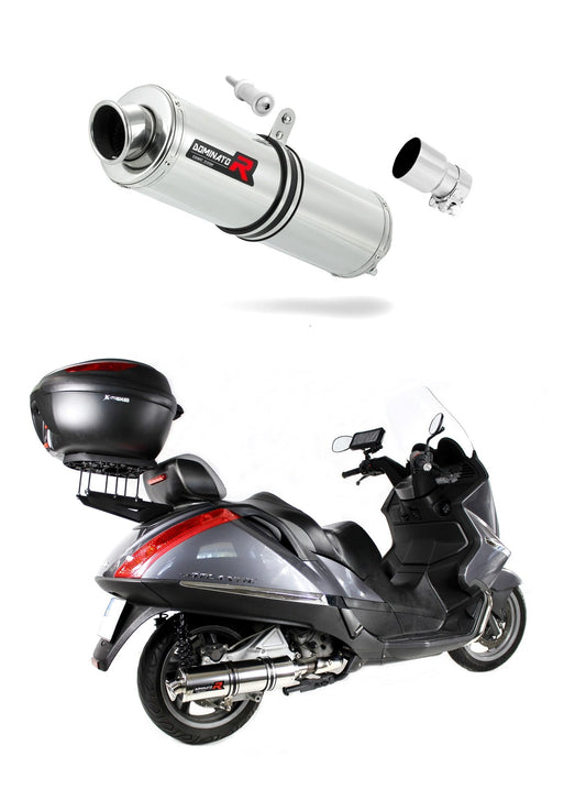 Aprilia Atlantic 500 Sprint Exhaust Silencer Muffler ST + dB killer medium - Dominator motociklo duslintuvas