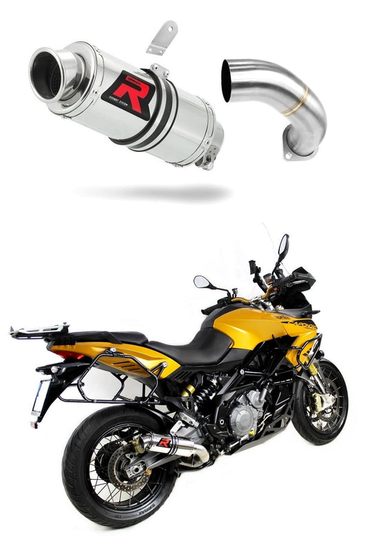 Aprilia ETV 1200 Caponord 2013 - 2016 Exhaust Silencer Muffler GP1 + dB killer medium 20 m. - Dominator motociklo duslintuvas