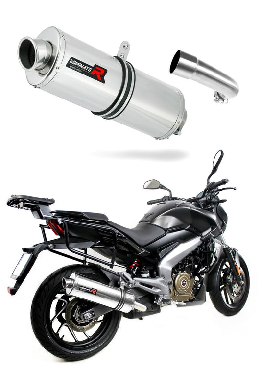 Bajaj Dominar 400 2016 - 2018 Exhaust Silencer Muffler OV + dB killer medium 20 m. - Dominator motociklo duslintuvas