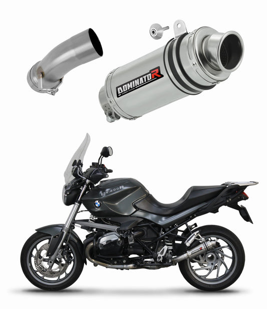 BMW R1200R 2010 - 2014 Exhaust Silencer Muffler GP1 + dB killer medium 20 m. - Dominator motociklo duslintuvas