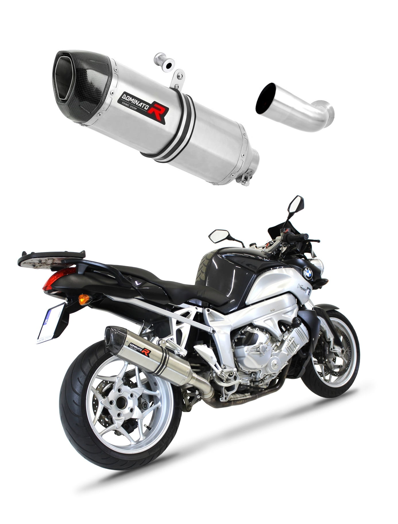 BMW K1200R 2005 - 2009 Exhaust Silencer Muffler HP1 + dB killer medium 20 m. 