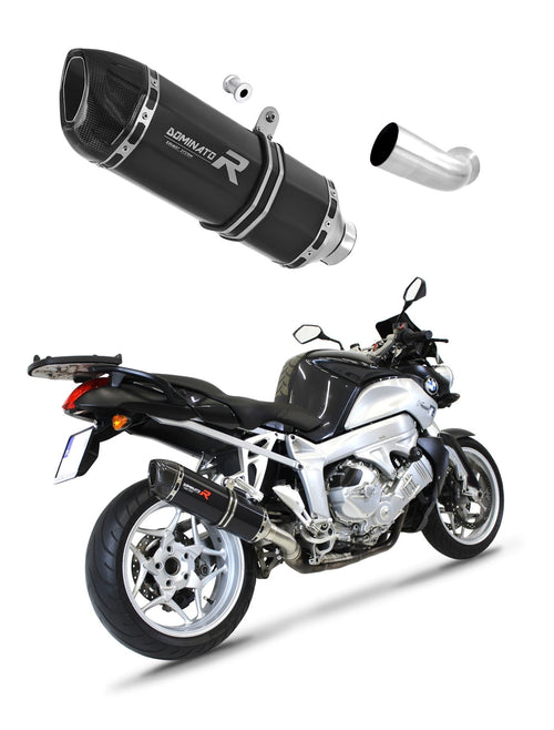BMW K1200R 2005 - 2009 Exhaust Silencer Muffler HP1 BLACK + dB killer medium