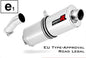 F800GS EU Approved Exhaust Silencer OVAL 2008 - 2017 20 m. - Dominator motociklo duslintuvas