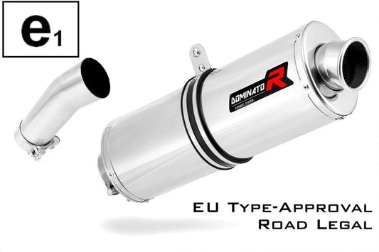 F650GS EU Approved Exhaust Silencer OVAL 2008 - 2012 20 m. - Dominator motociklo duslintuvas