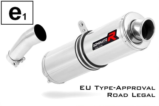 F700GS EU Approved Exhaust Silencer ROUND 2012 - 2017 20 m. - Dominator motociklo duslintuvas