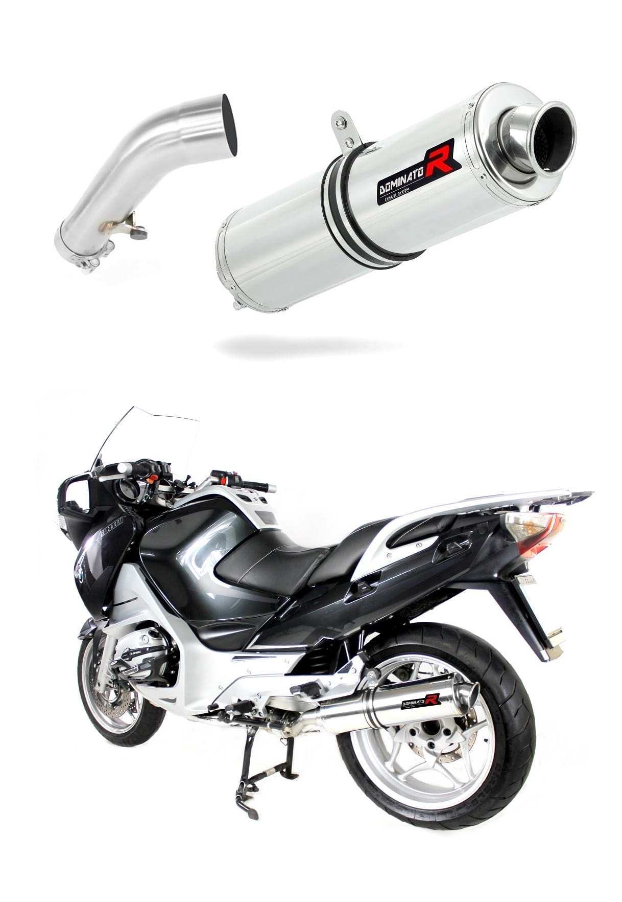 BMW R1200RT 2004 - 2009 Exhaust Silencer Muffler ST + dB killer medium 20 m. - Dominator motociklo duslintuvas