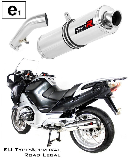 R1200RT EU Approved Exhaust Silencer ROUND 2004 - 2009 20 m. - Dominator motociklo duslintuvas