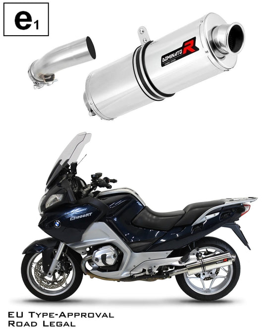 R1200RT EU Approved Exhaust Silencer OVAL 2010 - 2013 20 m. - Dominator motociklo duslintuvas