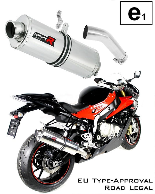 S1000RR EU Approved Exhaust Silencer OVAL 2015 - 2016 20 m. - Dominator motociklo duslintuvas