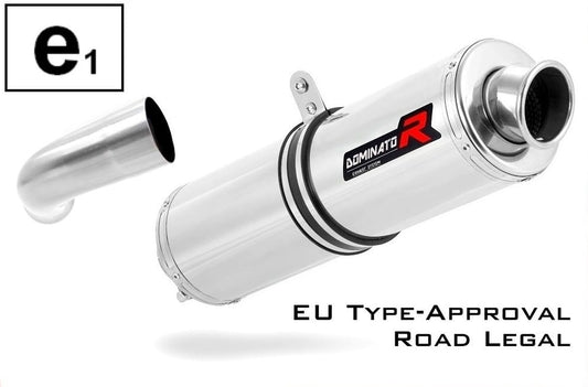 F800ST EU Approved Exhaust Silencer ROUND 2006 - 2012 20 m. - Dominator motociklo duslintuvas
