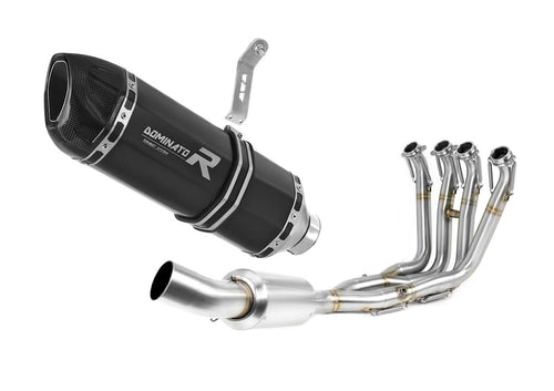 BMW S1000RR 2009 - 2011 EX Full Exhaust System Collector Silencer HP1 BLACK + dB killer