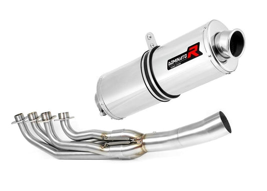 BMW K1200GT 2003 - 2005 Full Exhaust System Collector Silencer OV + dB killer medium 20 m. - Dominator motociklo duslintuvas