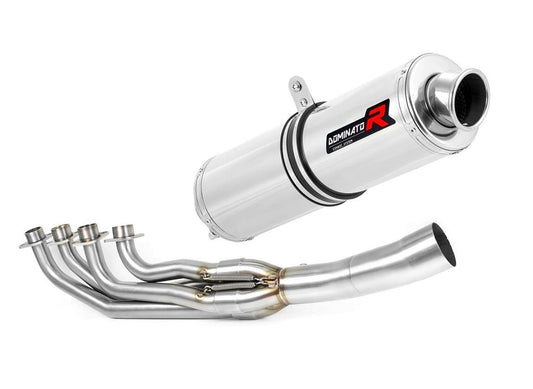 BMW K1200GT 2003 - 2005 Full Exhaust System Collector Silencer ST + dB killer medium 20 m. - Dominator motociklo duslintuvas