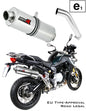 F850GS Adventure EU Approved Exhaust Silencer OVAL 2016 - 2020 20 m. - Dominator motociklo duslintuvas