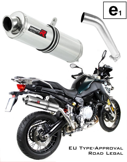 F850GS Adventure EU Approved Exhaust Silencer ROUND 2016 - 2020 20 m. - Dominator motociklo duslintuvas
