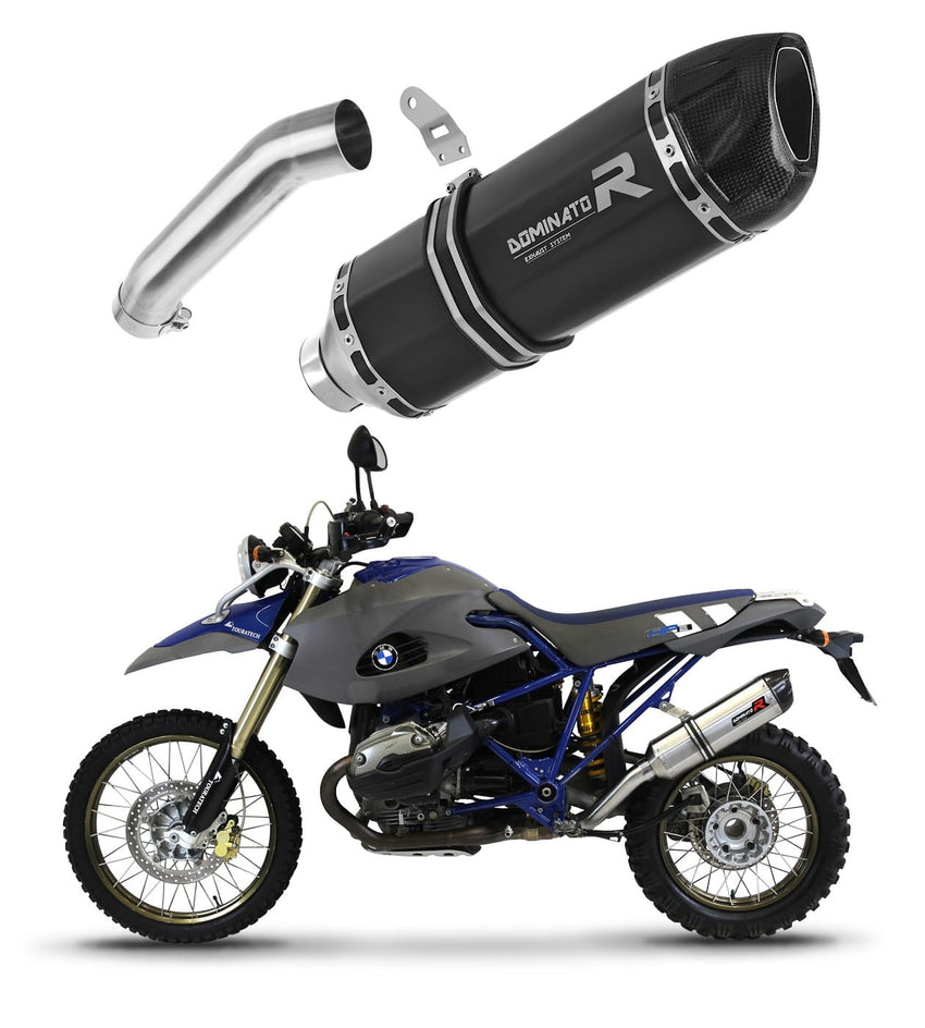 BMW HP2 Enduro 2004 - 2007 Exhaust Silencer Muffler HP1 BLACK + dB killer medium 20 m.