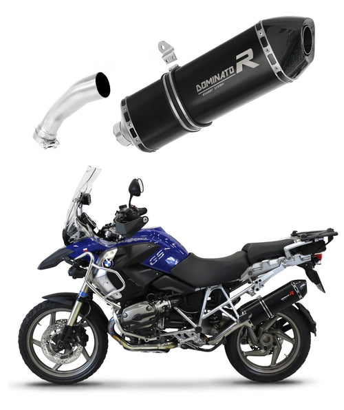 BMW R1200GS 2004 - 2009 Exhaust Silencer Muffler HP7 BLACK + dB killer medium