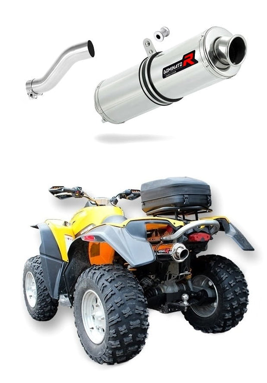 Can am RENEGADE 800 Exhaust Silencer Muffler ST + dB killer medium - Dominator motociklo duslintuvas