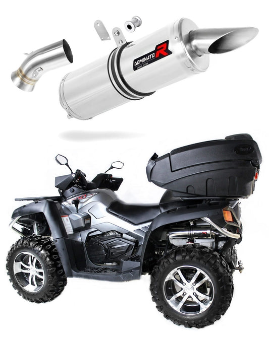 Cf moto X8 Terralander 800 V Twin 2012 - 2016 Exhaust Silencer Muffler ST + dB killer medium 20 m. - Dominator motociklo duslintuvas