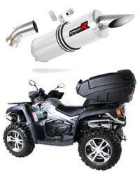 Cf moto X8 Terralander 800 V Twin 2012 - 2016 Exhaust Silencer Muffler ST + dB killer medium 20 m.