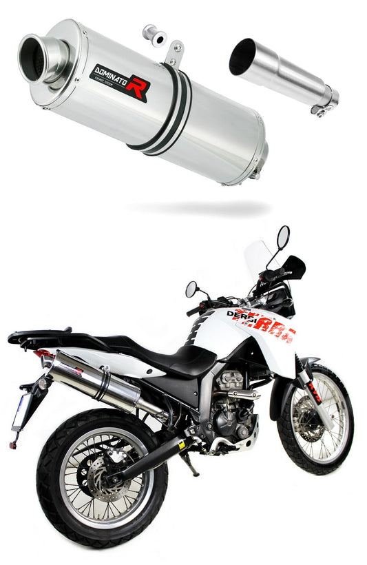 Derbi Terra Adventure 125 2008 - 2015 Exhaust Silencer Muffler OV + dB killer medium 20 m. - Dominator motociklo duslintuvas
