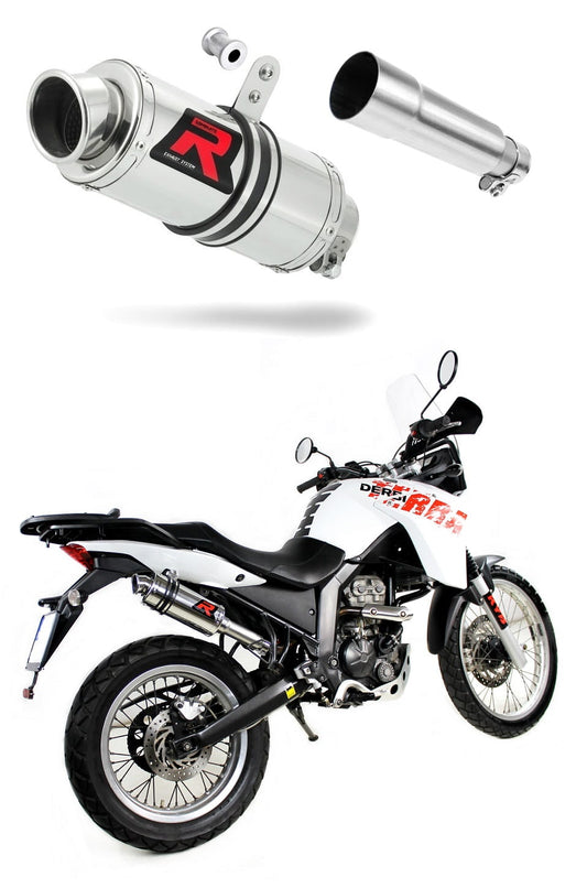 Derbi Terra Adventure 125 2008 - 2015 Exhaust Silencer Muffler GP1 + dB killer medium 20 m. - Dominator motociklo duslintuvas
