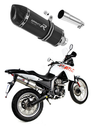 Derbi Terra Adventure 125 2008 - 2015 Exhaust Silencer Muffler HP1 BLACK + dB killer medium