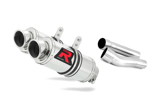 Ducati MONSTER 800 1996 - 2005 Exhaust Silencer Muffler GP1 + dB killer medium 19 m. - Dominator motociklo duslintuvas
