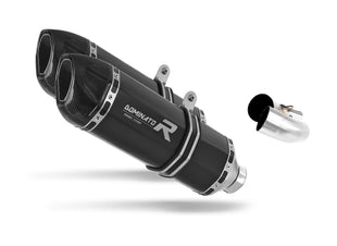 Ducati MONSTER 796 2010 - 2015 Exhaust Silencer Muffler HP1 BLACK + dB killer medium