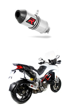 Ducati MTS 1200 S MULTISTRADA 2015 - 2017 Exhaust Silencer Muffler HP3 + dB killer medium