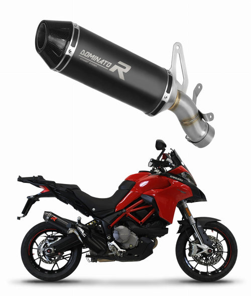 Ducati Multistrada 1260 Enduro 2019 - 2020 Exhaust Silencer Muffler HP3 BLACK + dB killer medium
